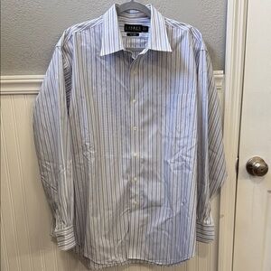 Lauren Ralph Lauren Men's Blue Striped Shirt
